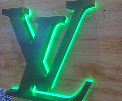 精品不銹鋼背光字